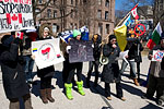 Photo from Rally Against the Spread of Fascism in Ukraine